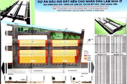 Khu Dân Cư Cẩm Xá-Thị Xã Mỹ Hào-Hưng Yên