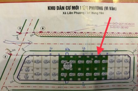 Bán lô đất tại khu dân cư mới Vi Văn - Liên Phương -TP Hưng Yên