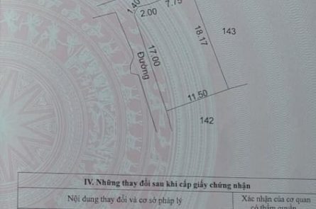 Bán lô góc 132m2 tại Trung Hòa - Yên Mỹ - Hưng Yên