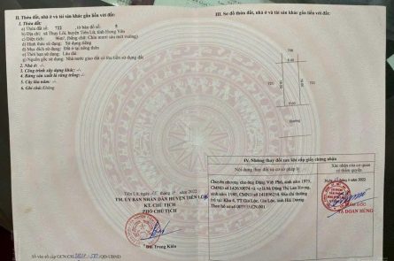 Cắt lỗ gần 50% - giờ chỉ hơn 700tr giãn dân Thụy Lôi - Tiên Lữ