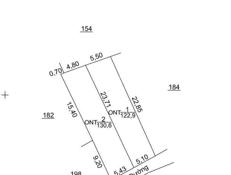 122m2 Đất full thổ cư, ngõ ô tô tải đỗ cửa, nở hậu thích hợp đầu tư xây nhà