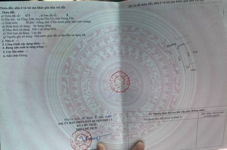 Cần bán lô biệt thự mặt tiền 10m tại đấu giá Tống Trân, Phù Cừ nơi có nguồn khoáng nóng