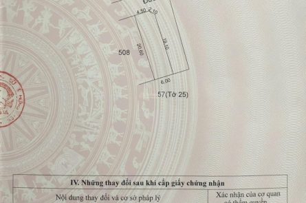 Tống Trân Phù Cừ LK105 lô góc 122,9m2 2 mặt tiền