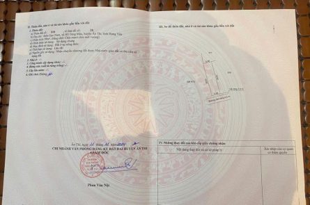 SIÊU PHẨM ĐẤT NỀN ĐẦU TƯ HOT NHẤT ÂN THI - CƠ HỘI TĂNG GIÁ X2-X3 ĐÓN SÓNG PHÁT TRIỂN HƯNG YÊN