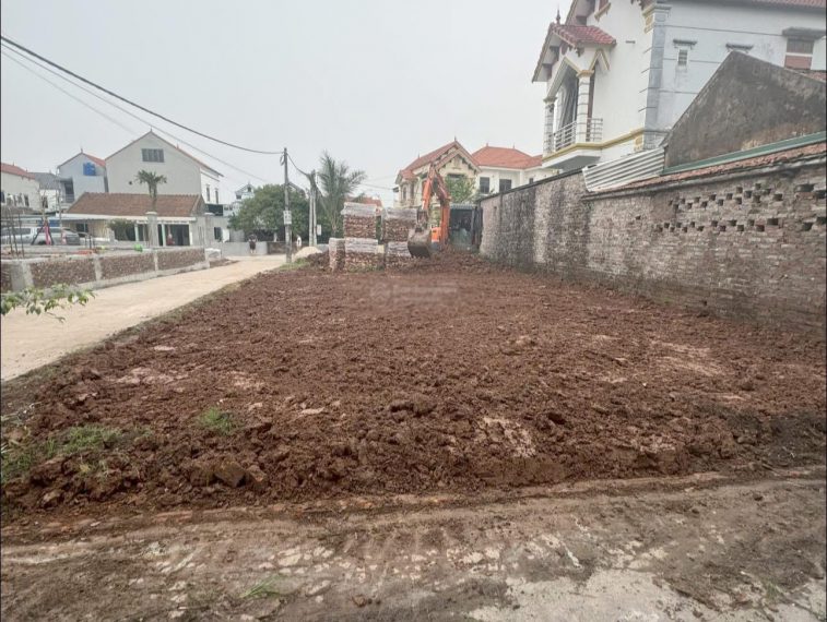 Chính chủ bán lô góc 80m2 tại Việt Cường – Yên Mỹ đường apfan 6m gần trường học, chợ, nhà văn hoá