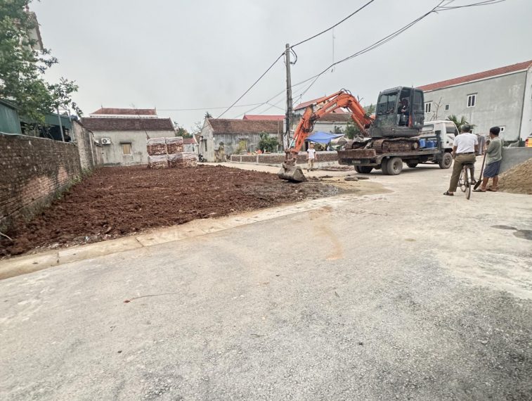 Chính chủ bán lô góc 80m2 tại Việt Cường – Yên Mỹ đường apfan 6m gần trường học, chợ, nhà văn hoá