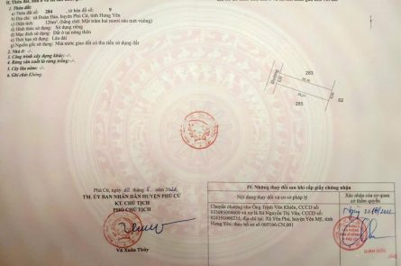 Siêu hiếm! Bán gấp lô đất vàng, nhân đôi giá trị, đón sóng giải ngân đầu tư công Phủ Cừ, Hưng Yên.