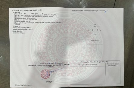 Cần bán 150m2 đấu giá Hoà Phong, Mỹ Hào, Hưng Yên