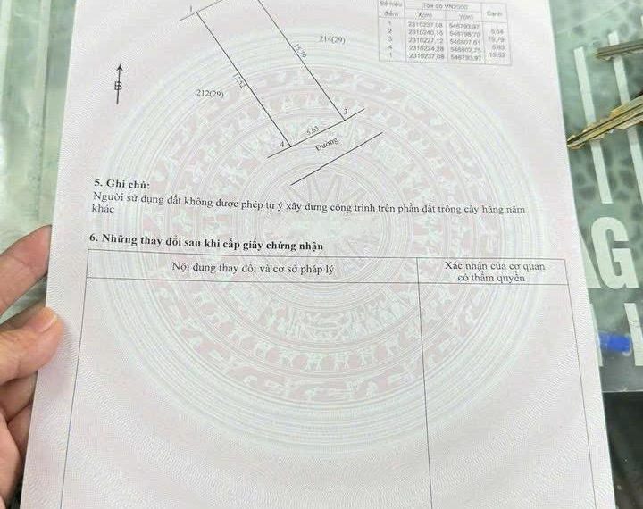 Bán đất 88m2 Siêu Đẹp Đông Tảo – Khoái Châu Sát chợ đầu mối chỉ với 2tỷ 332triệu