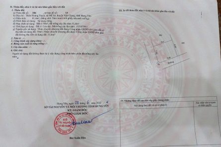 Bán lô đất siêu hot 81,6m2 tại Hoàng Trạch - Mễ Sở giáp Vành đai 4 giá chỉ 36,5tr/m2 lô góc ô tô chạy