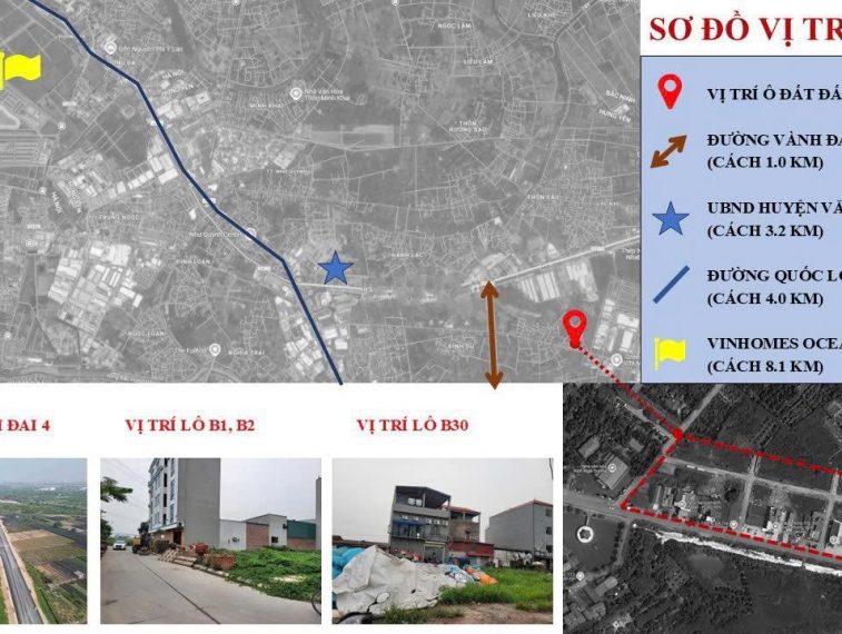 Bán lô đấu giá 78.2 m² và 92m² tại Ngải Dương, Đình Dù, Văn Lâm sát KCN Phố Nối A đầy tiềm năng phát triển