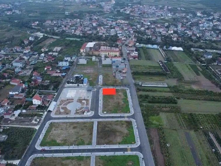 Đấu giá tân dân khoái châu view công viên 113,5m2, mặt tiền hơn 25m, hậu 5,8m