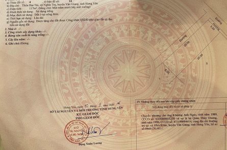 Cần Tiền Bán Gấp Lô Góc Đấu Giá Đại Tài – Sát Vin 2, Gần Đường Vành Đai 3.5