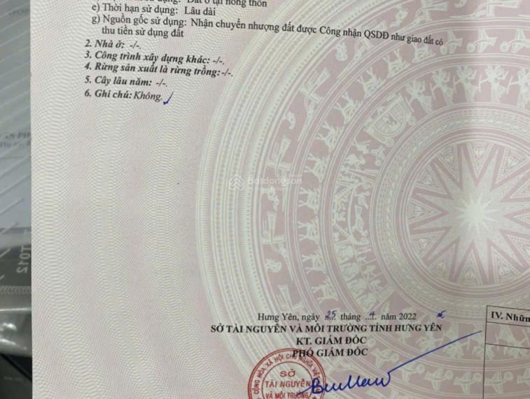 Bán đất nền 65.7 m2 tại thôn Phi Liệt, Xã Liên Nghĩa, Văn Giang, Hưng Yên chỉ với 31,5 triệu/m2