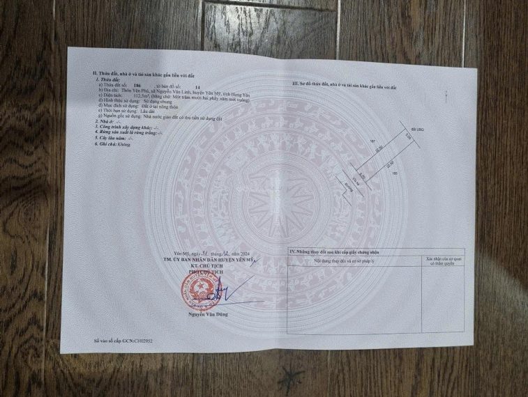 Bán đất tại Giai Phạm, Yên Mỹ, Hưng Yên, giá thỏa thuận, 255m2