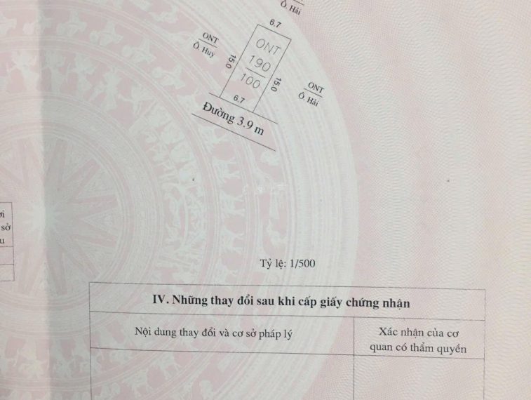 Chính chủ gửi bán lô đất tại TDP Phúc Bố, phường Đường Hào, Hưng Yên