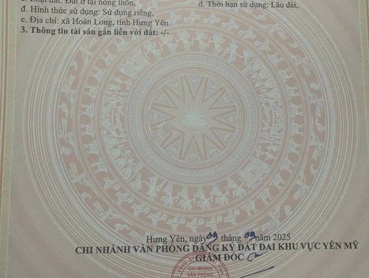Hơn 2 tỷ sở hữu lô đất sát chợ đầu mối Đông Tảo