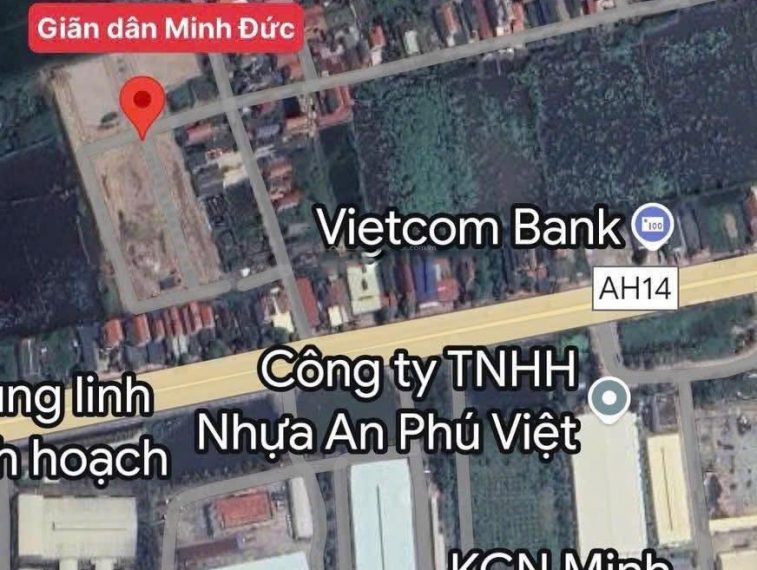 Siêu phẩm đất giãn dân Minh Đức – View vườn hoa, bãi đỗ xe – Giá yêu thương!